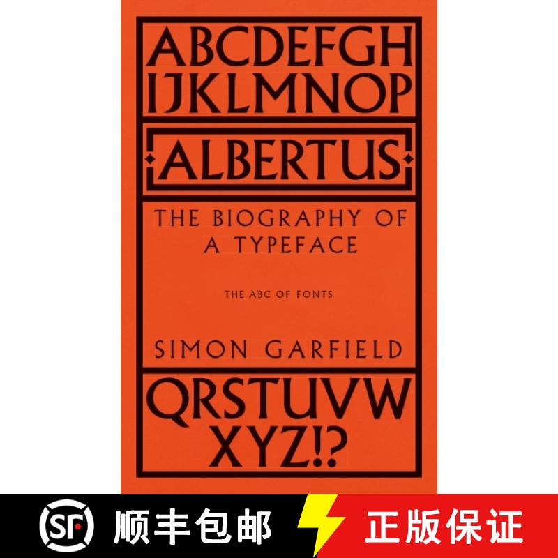 【3-4周达】Albertus: The Biography of a Typeface (The ABC of Fonts) [9781399609241]