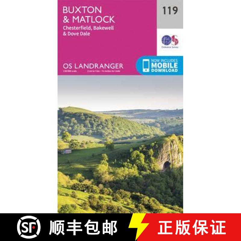 【2-3周达】Buxton & Matlock, Chesterfield, Bakewell & Dove Dale [9780319262177]