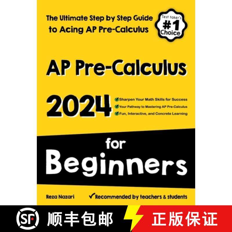 【3-4周达】AP Pre-Calculus for Beginners: The Ultimate Step by Step Guide to Acing AP Precalculus [9781637195680]