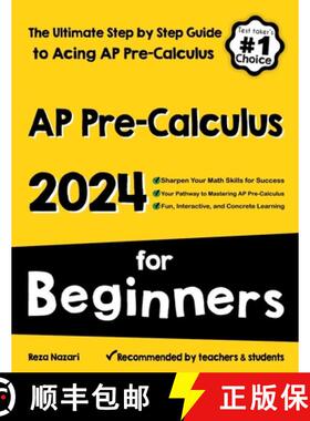 【3-4周达】AP Pre-Calculus for Beginners: The Ultimate Step by Step Guide to Acing AP Precalculus [9781637195680]