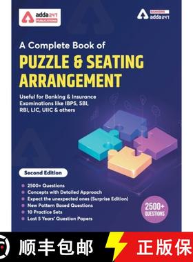 【3-4周达】A Complete Book on Puzzles & Seating Arrangement Englsh Medium [9789389924541]