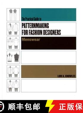 预订 Practical Guide to Patternmaking for Fashion Designers: Menswear: Menswear [9781563673290]