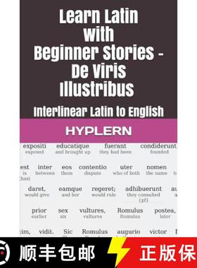 【3-4周达】Learn Latin with Beginner Stories - De Viris Illustribus: Interlinear Latin to English [9781988830698]