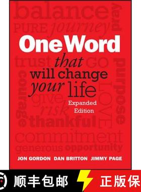 【3-4周达】One Word That Will Change Your Life, Expanded Edi Tion [Wiley经管] [9781118809426]