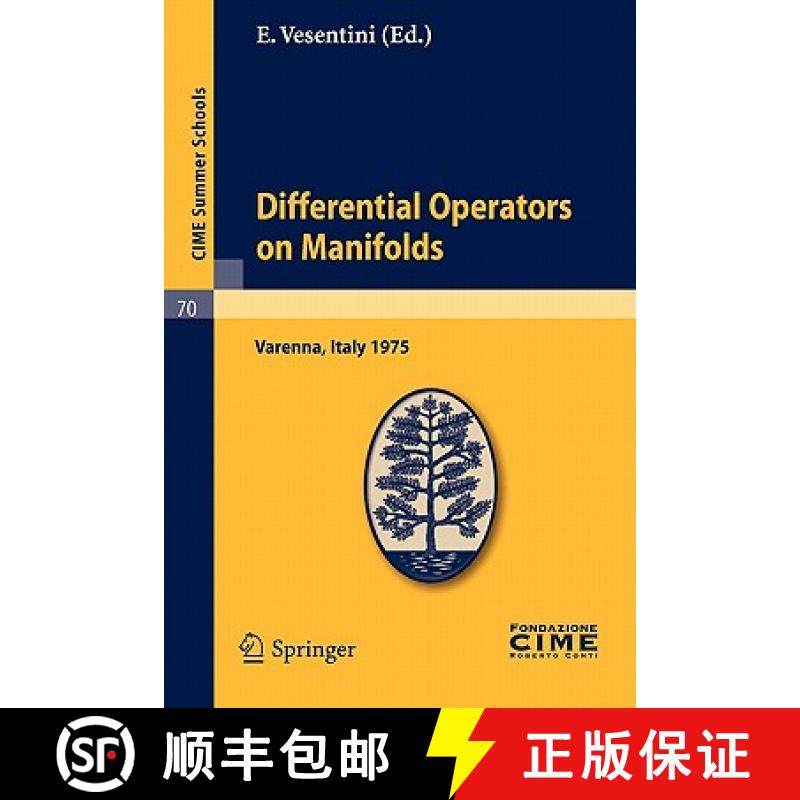 【3-4周达】Differential Operators on Manifolds: Lectures given at a Summer School of the Centro Inter... [9783642111136]