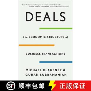【3-4周达】Deals – The Economic Structure of Business Transactions [9780674303539]