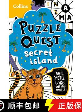 【3-4周达】Puzzle Quest Secret Island: Solve More Than 100 Puzzles in This Adventure Story for Kids A... [9780008532109]