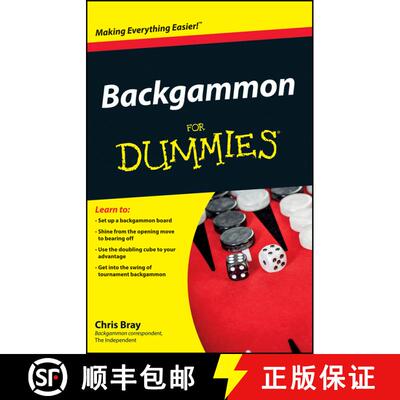 【3-4周达】Backgammon For Dummies [Wiley生活类] [9780470770856]