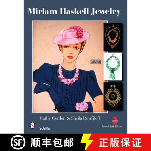 【3-4周达】精装 Miriam Haskell Jewelry [9780764333316]