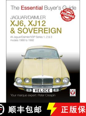 预订 Jaguar/Daimler Xj6, Xj12 & Sovereign: All Jaguar/Daimler/Vdp Series I, II & III Models 1968 to 1992 [9781845841195]