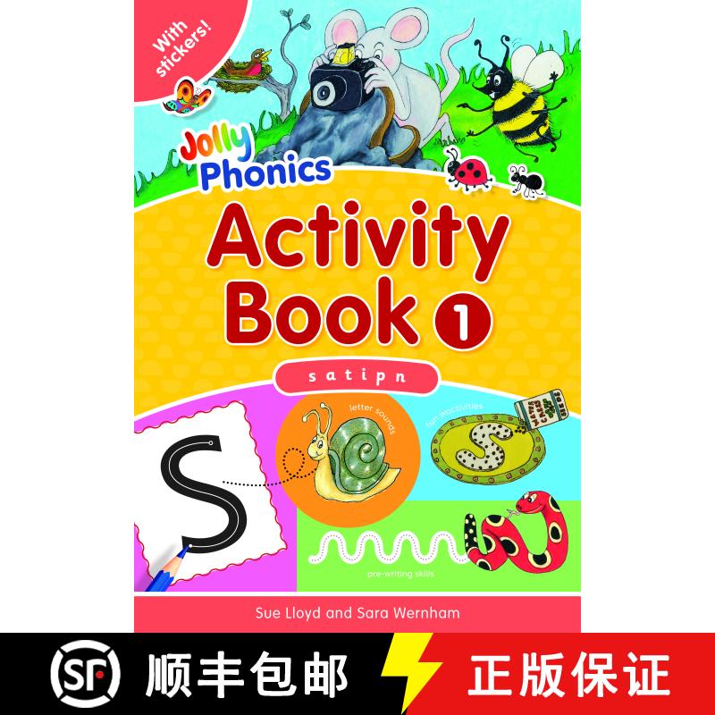 【3-4周达】Jolly Phonics Activity Book 1 : in Precursive Letters (British English edition) [9781844141531]