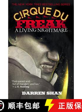 预订 Cirque Du Freak #1: A Living Nightmare: Book 1 in the Saga of Darren Shan [9780316605106]