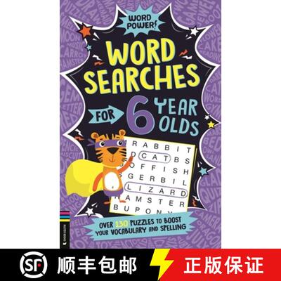 【3-4周达】Wordsearches for 6 Year Olds: Over 130 Puzzles to Boost Your Vocabulary and Spelling [9781780559704]
