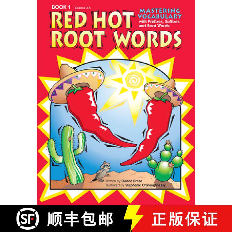 【3-4周达】Red Hot Root Words: Mastering Vocabulary with Prefixes, Suffixes, and Root Words (Book 1, ... [9781593630379] - 实物图