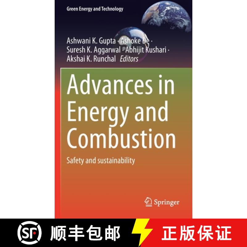 【3-4周达】Advances in Energy and Combustion : Safety and sustainability [9789811626470]