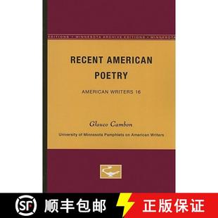 American Recent 9780816602681 Pamphlets Poetry 4周达 University Writers America... Minnesota