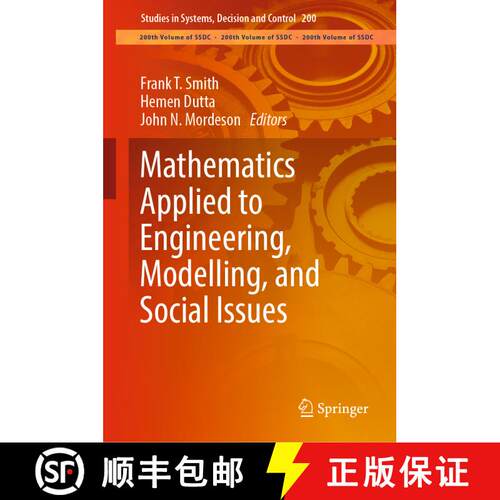 【3-4周达】精装 Mathematics Applied to Engineering, Modelling, and Social Issues [9783030122317]