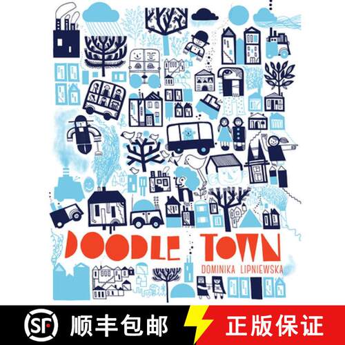 【3-4周达】Doodle Town [9781849764728]
