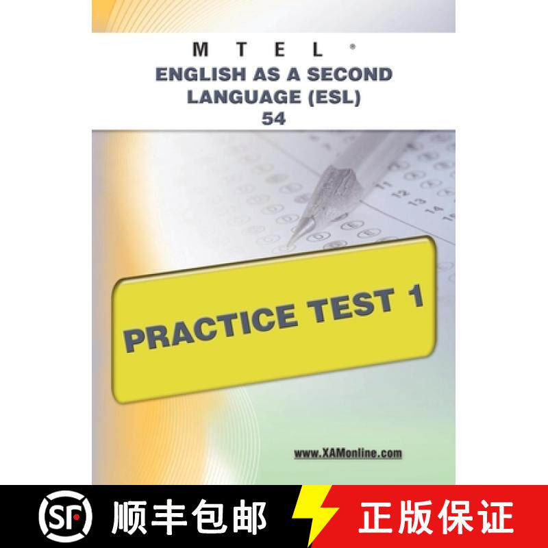 预订 MTEL English as a Second Language (Esl) 54 Practice Test 1 [9781607873204]