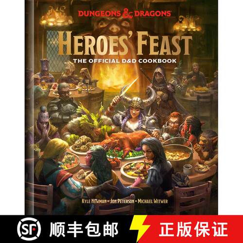 【3-4周达】精装 Heroes' Feast (Dungeons and Dragons): The Official D and D Cookbook [9781984858900]