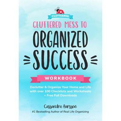 【4周达】Cluttered Mess to Organized Success Workbook : Declutter and Organize your Home and Life wit... [9781633537088]