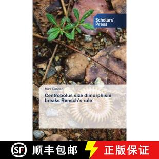 dimorphism breaks Rensch’s 预订 9783659839900 size rule Centrobolus