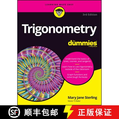 【3-4周达】Trigonometry For Dummies, 3rd Edition [9781394168552]