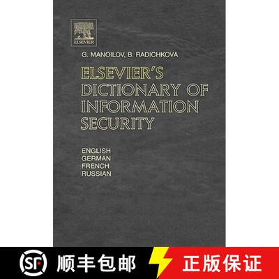 【3-4周达】Elsevier's Dictionary of Information Security [9780444517708]