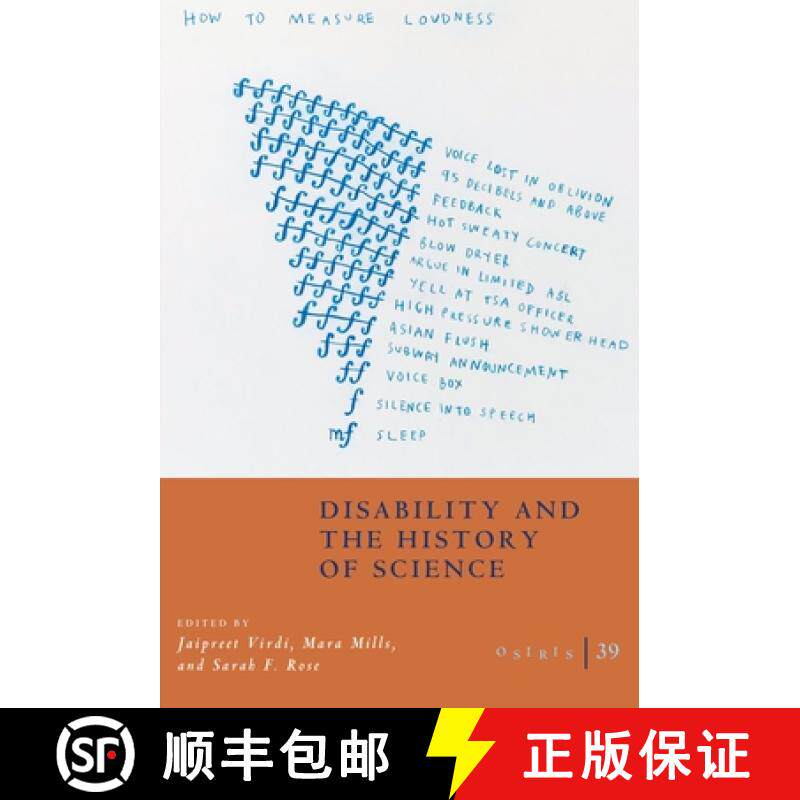 预订 Osiris, Volume 39: Disability and the History of Science Volume 39 [9780226835624]