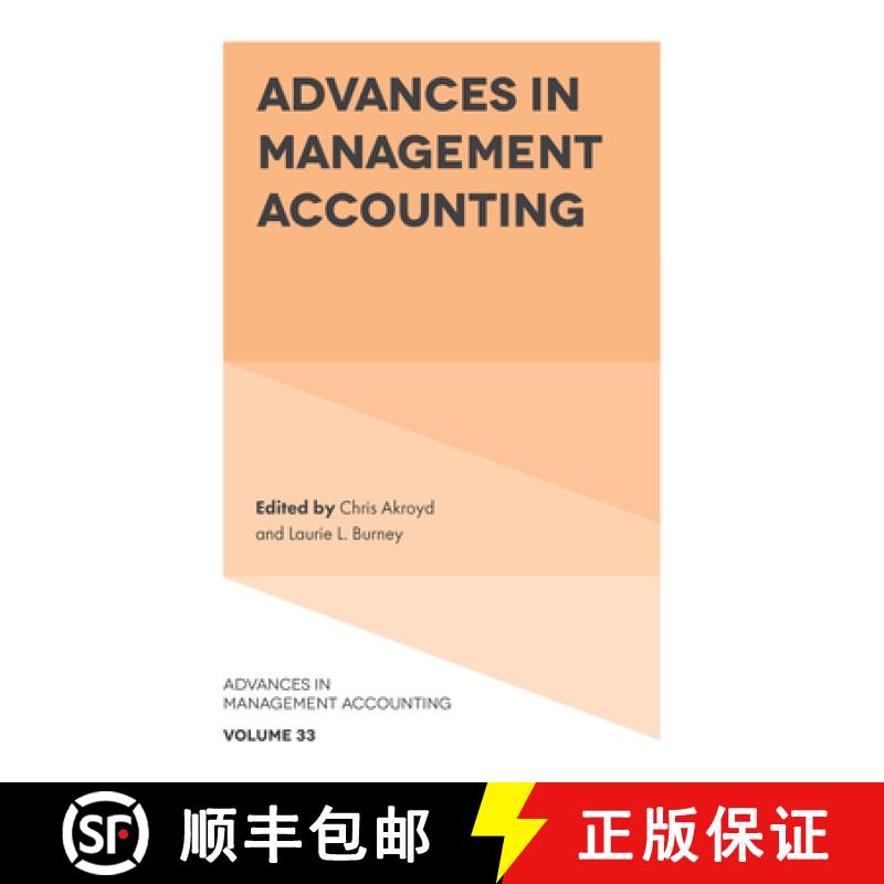 【3-4周达】Advances in Management Accounting [9781800436275]