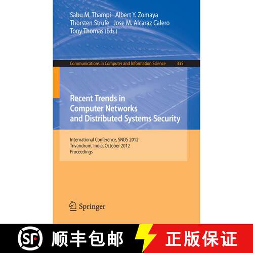 【3-4周达】Recent Trends in Computer Networks and Distributed Systems Security: International Confere... [9783642341342]