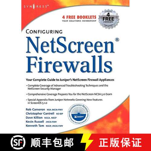 【3-4周达】Configuring NetScreen Firewalls [9781932266399]
