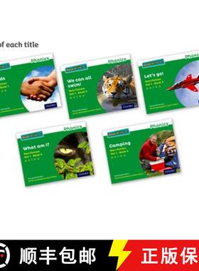 【3-4周达】Read Write Inc. Phonics: Green Set 1 Non-fiction books (Pack of 50) [9780198373414]
