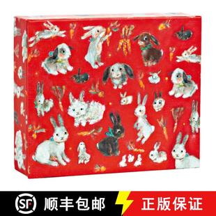Bunnies Full Notecards Honey Teneues Color with Notec... Blank Quicknotes Inside 4周达 9781623258450 Box