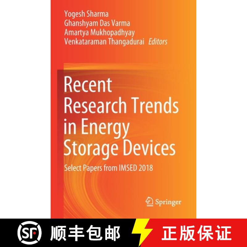 【3-4周达】Recent Research Trends in Energy Storage Devices : Select Papers from IMSED 2018 [9789811563966]