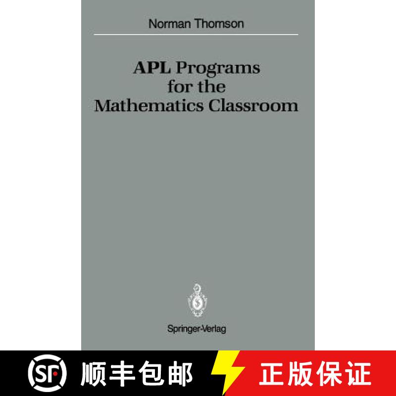 【3-4周达】APL Programs for the Mathematics Classroom [9780387970028]