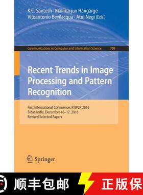 【3-4周达】Recent Trends in Image Processing and Pattern Recognition: First International Conference,... [9789811048586]
