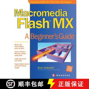 【3-4周达】Macromedia Flash MX: A Beginner's Guide [9780072222661]