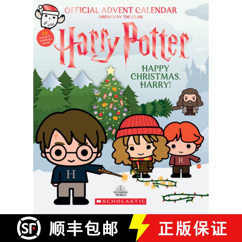 【2-3周达】Happy Christmas, Harry: Official Harry Potter Advent Calendar [9781338839821]