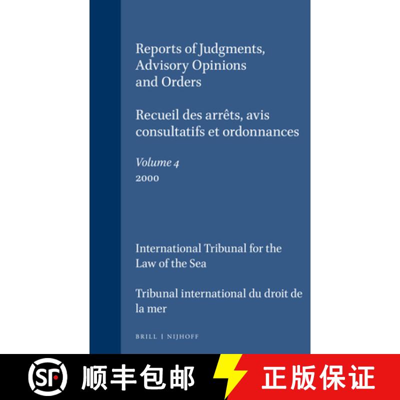 预订 Reports of Judgments, Advisory Opinions and Orders / Recueil Des Arrêts, Avis Consultatifs Et O... [9789041119087]