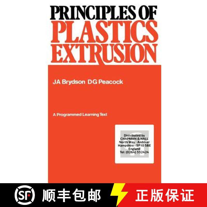 【3-4周达】Principles of Plastics Extrusion [9780853345633]