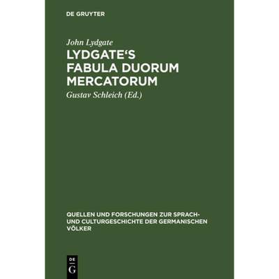 预订 Lydgate's Fabula duorum mercatorum [9783110994452]