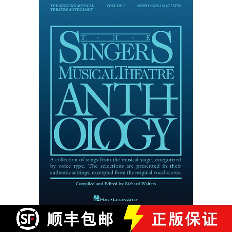 【3-4周达】Singer's Musical Theatre Anthology - Volume 7: Mezzo-Soprano/Belter Book Only [9781540043283]