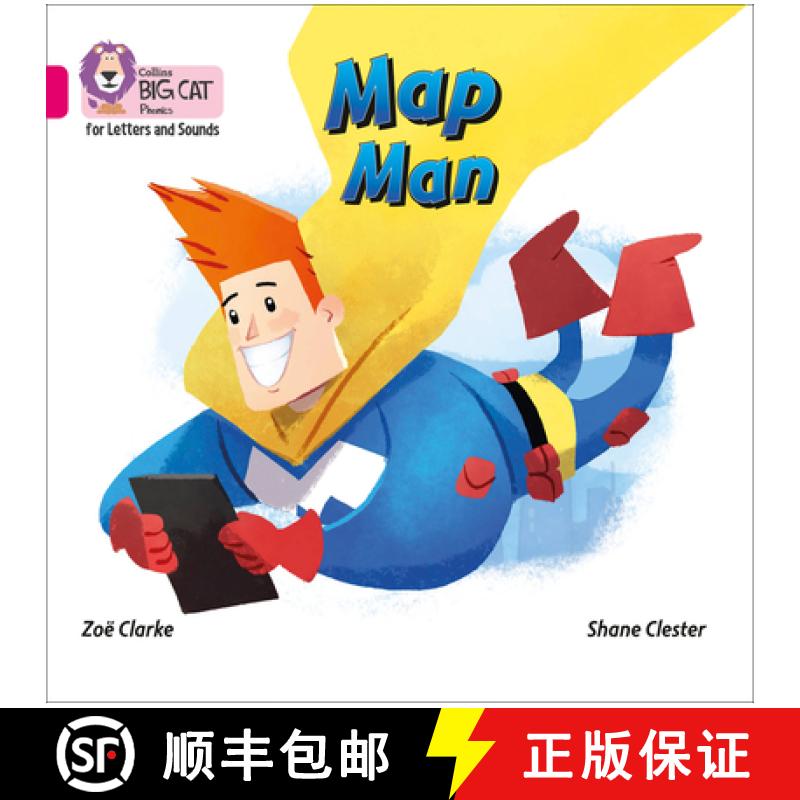 【3-4周达】Map Man Big Book: Band 01a/Pink a [9780008417994]