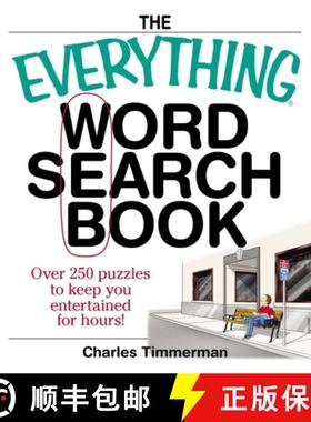 【3-4周达】The Everything Word Search Book: Over 250 Puzzles to Keep You Entertained for Hours! [9781593374310]
