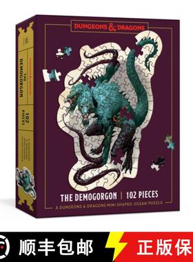 【3-4周达】Dungeons & Dragons Mini Shaped Jigsaw Puzzle: The Demogorgon Edition: 100+ Piece Collectib... [9780593580684]