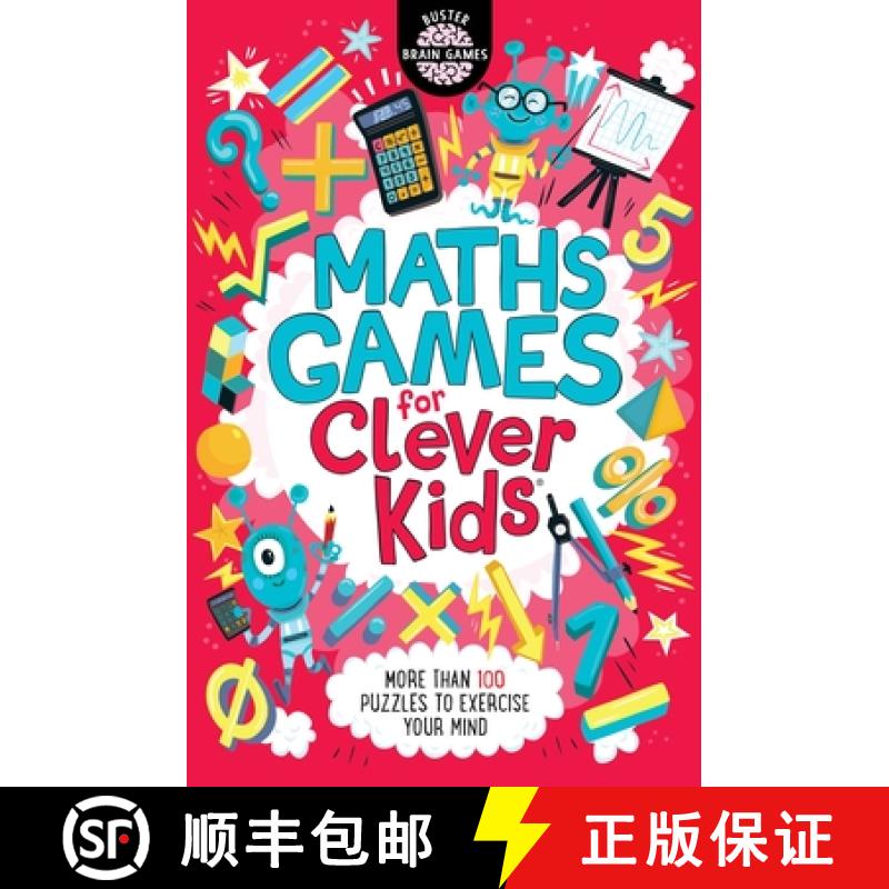 【2-3周达】Maths Games for Clever Kids (R) [9781780555409]