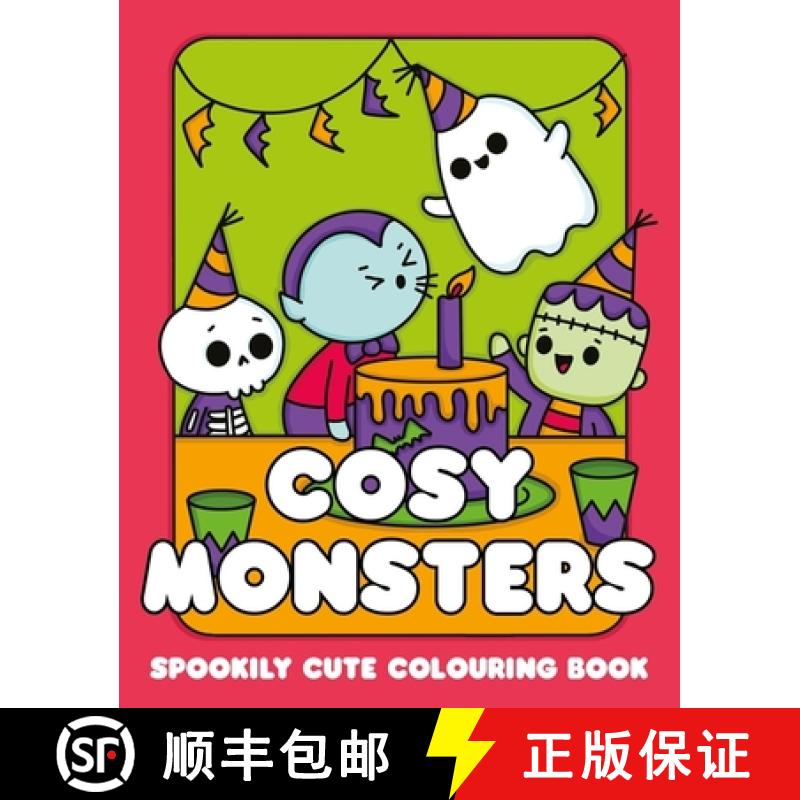 【3-4周达】Cosy Monsters: A Super Cute Colouring Book [9781444983739]