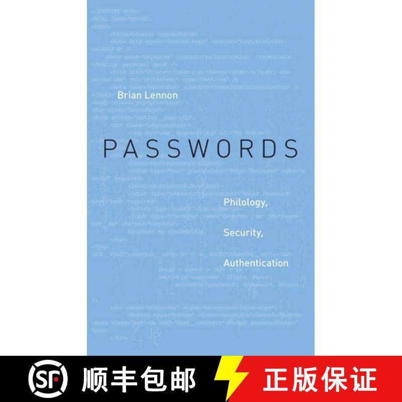 【3-4周达】Passwords: Philology, Security, Authentication [9780674980761]