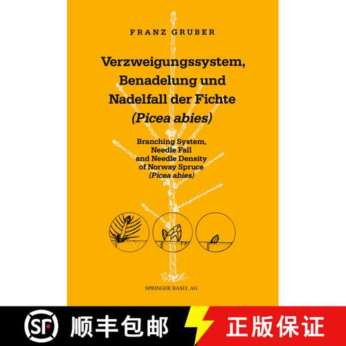 【3-4周达】Verzweigungssystem, Benadelung und Nadelfall der Fichte (Picea abies): Branching System, N... [9783034856843]